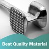 Steel Steak Meat Tenderizer Mallet for Kitchen and BBQ, Sturdy
