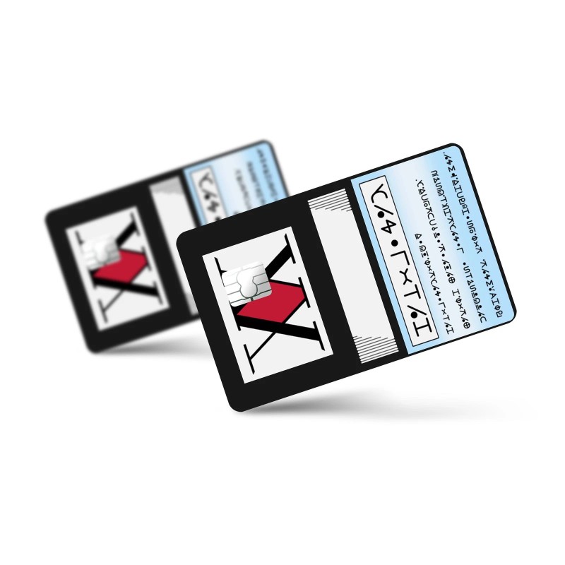 Credit Card Skins 2-Pack Hunter x Hunter License Anime Credit