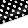 Polka Dot Retro Placemats Set of 6 Washable, Wipeable Fabric