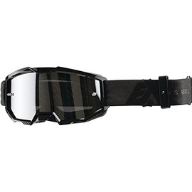 Answer Racing 446622 Apex 3 Goggles with Anti-Fog and Anti-Scratch Lens, Black/Black, Youth