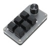 6 Key Mini Keypad with Knob RGB Light Blue Switch