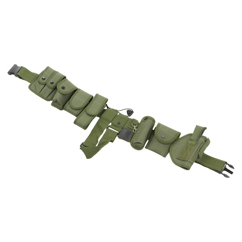 Detachable Adjustable Hunting Camping Belt with Pouch for Outdoor Activities