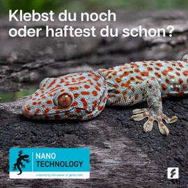 FIXWERK Nano Tape, Double-Sided Nano Tape, Extra Strong, 3 Metre Roll, Removable Tape, Washable & Reusable, Transparent (3 cm x 3 m x 2 mm)