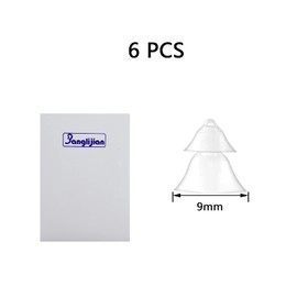 Banglijian BTE Hearing Amplifier Accessories, 6 Ear Domes Double Layer Design for 2B Size (Small)