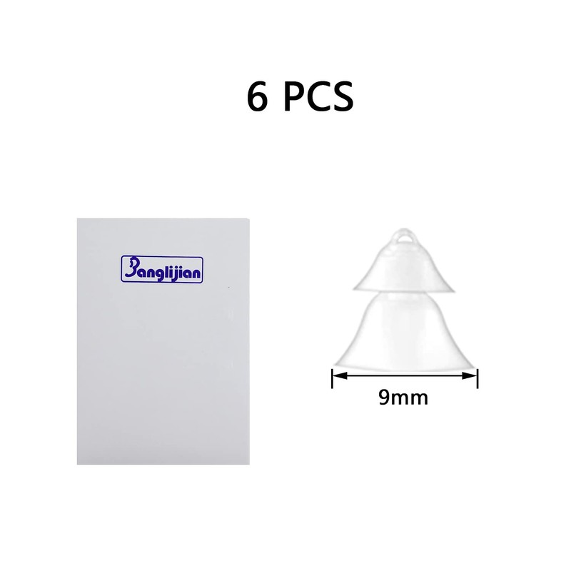 Banglijian BTE Hearing Amplifier Accessories, 6 Ear Domes Double Layer