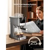 HomCozy Espresso Machine 20 Bar Coffe Maker with Rapid Cold