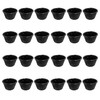 Chabrias Pack of 24 Fluted Traditional Ramekins Condiment Pots, Sauce