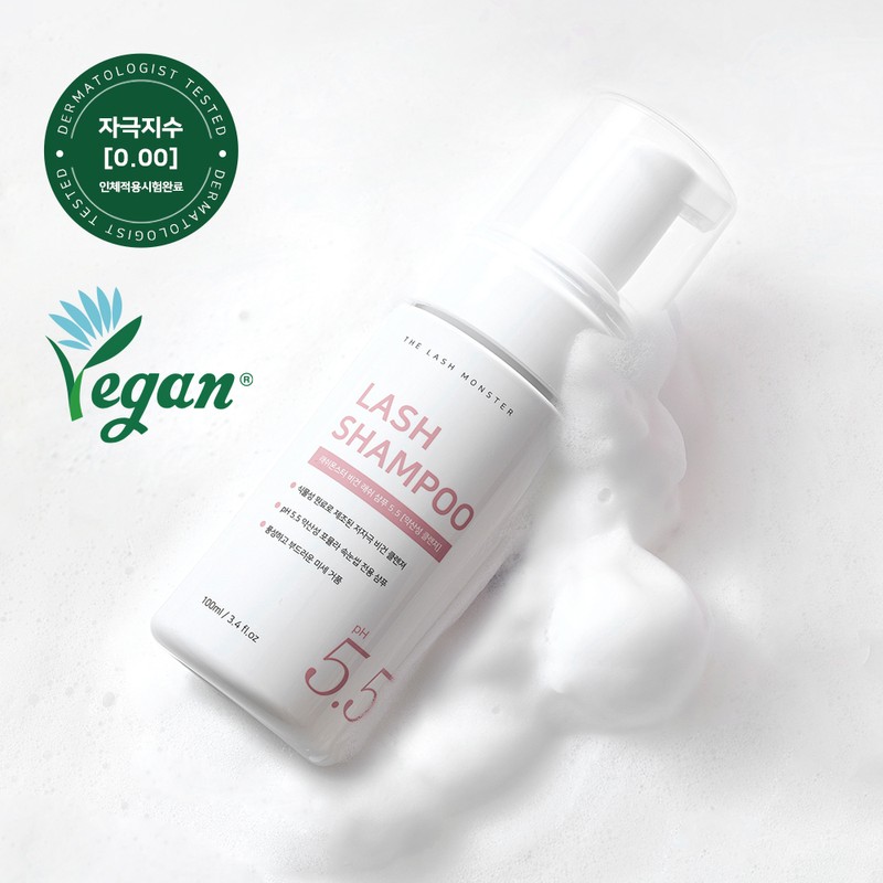[Bora Medicos] Lash Monster Vegan Lash Shampoo 100ml / [보라메디코스]