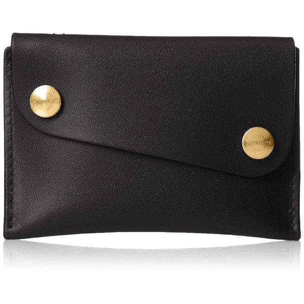 IL BISONTE SCC099PV0039 FiftyOn Card Case, NERO, Free size