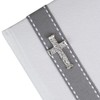 First Holy Communion photo album with a smart, soft grey