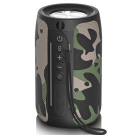 ABitmax BluetoothSpeakers,Waterproof Wireless Speaker, Portable Speaker,Bluetooth 5.3, RGB Lights,Booming Bass,Bluetooth Pairing, Multiple Series connection1600 Mins Playtime for Home,Party