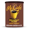McCafe Breakfast Blend, Light Roast Ground Coffee, 24 oz Canister