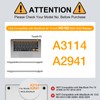 MOSISO Case Compatible with 15 Inch MacBook Air, 2024, 2023