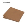 MECCANIXITY 25 Sheets Origami Paper Double Sided Light Brown 6x6