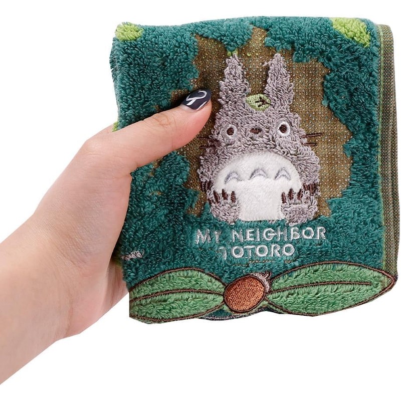 Marushin Ghibli Mini Hand Towel, My Neighbor Totoro, 100% Cotton,