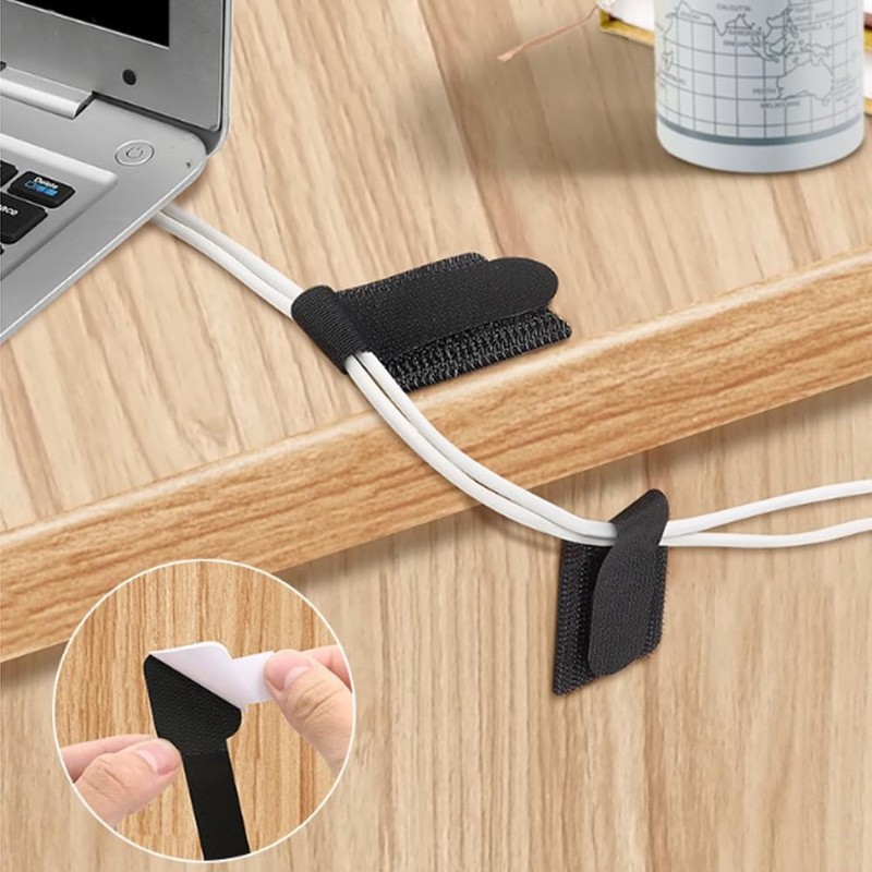 YFFSFDC Cable Clips, Set of 30, Binding Bands, Wiring Blocking,