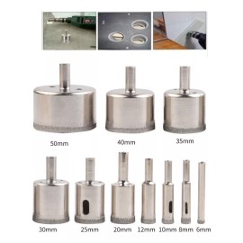 Lovly Kit 16 Brocas De Diamante Con Guía Para Cerámica, Mármol