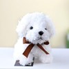 Amily, 4 Types of Plush Dogs, Keychain, Ribbon, Fluffy, Cute,