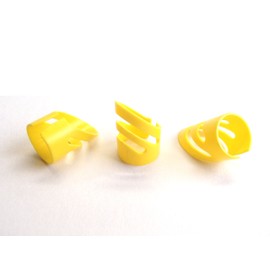 Phoenix Finger Picks, Set of 3, Large Size (Approx. 0.6 inches (14 mm)), Acoustic Fork, Electric Guitar Compatible, Finger Nail Protection, Easy Processing, Long Time Warranty 45 Days, Yellow Pick