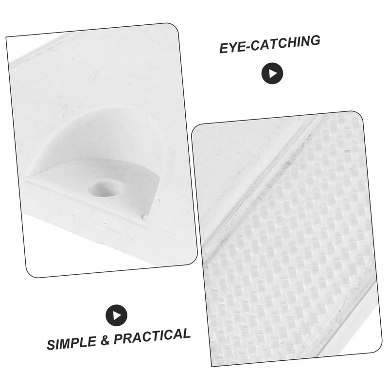 ORFOFE Reflective Aluminum Road Markers Durable Driveway Reflectors for Enhanced