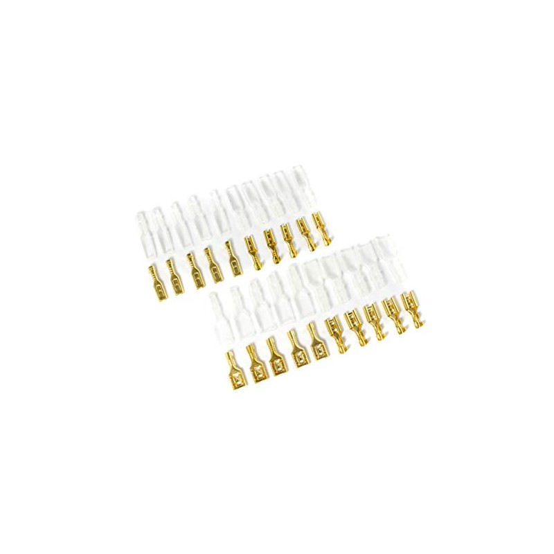 Gold Plated Type Flat Faston Female Terminal 2 Types 187