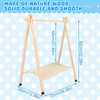 Queekay Baby Clothing Rack for Baby Shower Toddlers Wooden Kids
