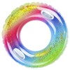 JNTMIKUN Swimming Ring for Adults, Inflatable Swimming Ring with Secure