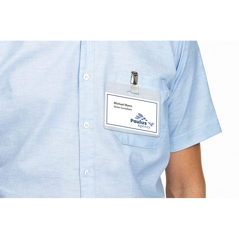 HERMA Printable Name Badge Inserts, 8 Inserts Per A4 Sheet,