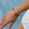 DEMMEX 3mm Thick Engraved Copper Bracelet for Men & Women