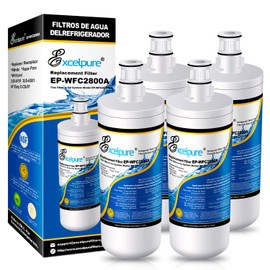 EXCELPURE 3US-AF01 Under Sink Water Filter Replacement for Filtrete Standard 3US-AF01 3US-AS01 Whirlpool WHCF-SRC WHCF-SUFC WHCF-SUF 4PACK