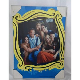FRIENDS The TV Series 11.75" Cast Picture Door Frame Wall Hanging by Trends NEW