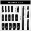 SWANLAKE 19-Piece 1/2" Impact Socket Set, 6 Point Impact Set,