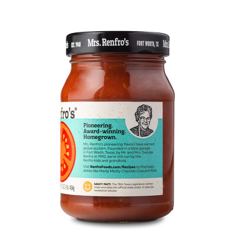 Mrs. Renfro's Mild Salsa, 16 oz (4 Pack)