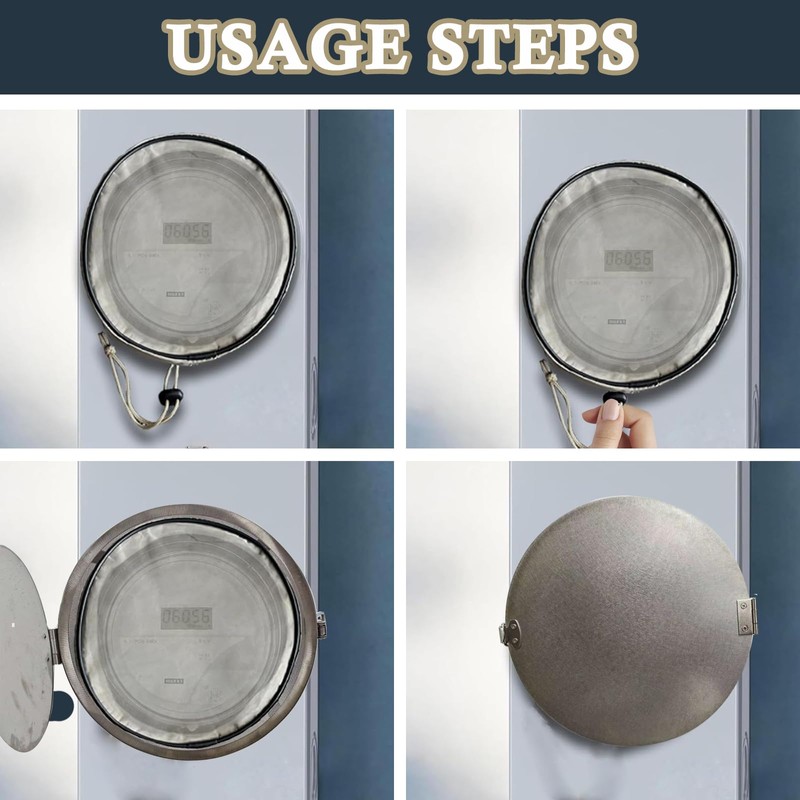 Stainless Steel 304 Smart Meter Cover and Fabric WiFi Blocker