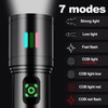 Super-Bright LED Tactical Flashlight Torch Rechargeable Magnetic Rechargeable Flash Lights