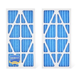 708731/AFS-1B-OF Outer Filter Compatible with JET AFS-1000B/AFS-1000C Air Filtration Systems,5-Micron Electrostatic Air Filter 24x12x1 (2 Pack)