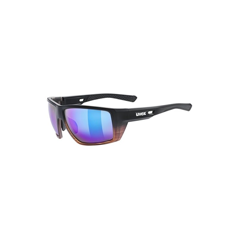 uvex Unisex MTN Venture CV Sunglasses, Matte Black, One Size,