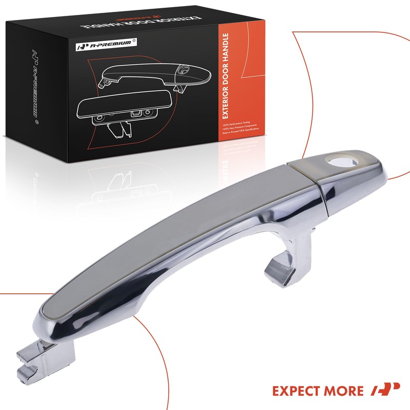 A-Premium Front Left Driver Side Exterior Door Handle with Keyhole