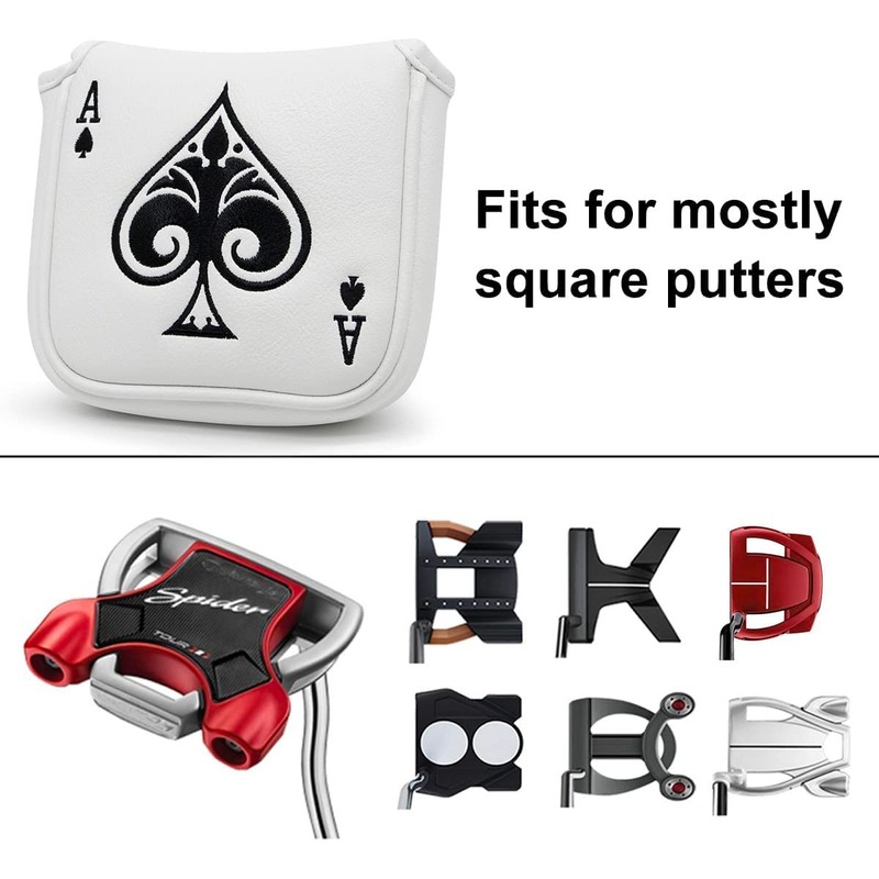 Putter Cover, Iron Cover, Putter Case, Head Cover, Mallet Type,