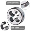 sourcing map 2pcs Round Threading Die M8 x 1.25 Metric