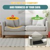 YOZAIUUI 2Pcs 50 X 50cm Sofa Cushion Support: High-Density Sofa