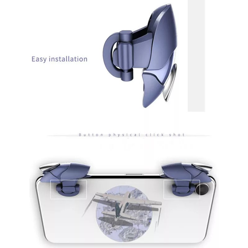 Blue Shark Gamepad Blue Shark Gatillos De Mando Disparador L1