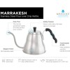 GROSCHE - Marrakesh Gooseneck Kettle Stovetop - 34 oz Stainless