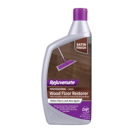 Rejuvenate Professional Wood Floor Restorer and Polish with Durable Finish Easy Mop On Application Satin Finish 32oz
