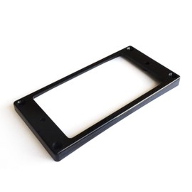 Humbucker Pickup Curved Base Mounting Ring Surrounds - Black Neck