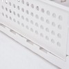Stackable Storage Basket Plastic Large Open Drawer Wardrobe Cloth Container