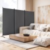 SEGAWE 3 Panel Room Divider 6Ft Folding Privacy Screen Freestanding