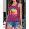 Racerback Tank Tops for Women Summer Sleeveless Round Neck Casual