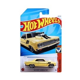 Hot Wheels 64 Chevy Chevelle SS, 1:64 Scale, Muscle Mania 2/5, Yellow