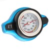 Aluminum Alloy Radiator Cap with Temperature Gauge Pressure Adjustment Leakproof
